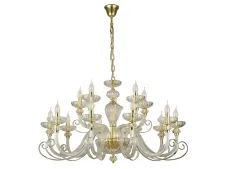 NEWPORT 8620 8620+5/C mat.soft gold clear , Люстра, Matte soft gold Clear glass D98*H60/200 cm Е14 1