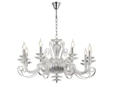 NEWPORT 8570 8578/C chrome , Люстра , Chrome Clear crystal glass D82*H48/200 cm E14 8*40W