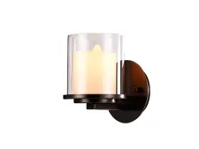 NEWPORT 35000 35001/A , Бра, Black+gold Shade glass L16*H21*Sp19 cm E14 1*40W
