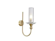 NEWPORT 4580 4581/A gold , Бра, Gold Clear crystal L8*H29*Sp18 cm G9 1*25W