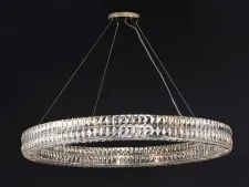 NEWPORT 10120 10124+22/S gold , Люстра, Polished champagne gold Clear crystal D110*W6.5*H11/500 cm G9 26*40W