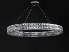 NEWPORT 10120 10124+22/S , Люстра, Chrome Clear crystal D110*W6.5*H11/500 cm G9 26*40W