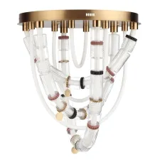 5455/80CL ODL_EX Люстра потолочная LED 80W 4000K COLLIER L-VISION
