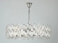 NEWPORT 10120 10123+9/C , Люстра, Chrome Clear crystal D85*H26 cm E14 12*40W