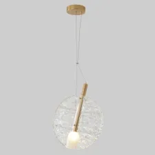 Светильник подвесной Crystal Lux FROZEN SP1 BRASS