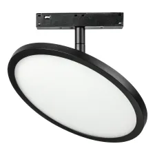Светильник трековый поворотный 48V 12W 3000K 180° черный Uno Lightstar 209737