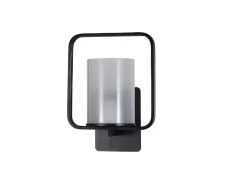 NEWPORT 3950 3951/A black+gold , Бра, Black+gold White matt glass L20*H27,5*Sp14,4 cm E14 1*40W