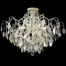 Люстра потолочная Crystal Lux ESMIRALDA PL9 SILVER