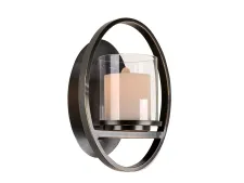 NEWPORT 35000 35002/A , Бра, Black+gold Shade glass L23*H33*Sp20 cm E14 1*40W