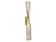 NEWPORT 8240 8246N/A gold , Бра, Gold Clear crystal L7,6*H65*Sp12 cm LED 17W 1700Lm 3100-4000K