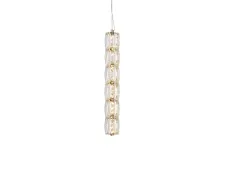 NEWPORT 8240 8247N/S gold , Подвесной светильник, Gold Сlear crystal L6,5*H46/250 cm LED 16W 1600Lm 3100-4000K