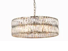 NEWPORT 10120 10125+3/C gold new , Люстра, Polished champagne gold Clear crystal D63*H20/150 cm E14 8*40W