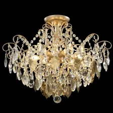 Люстра потолочная Crystal Lux ESMIRALDA PL6 GOLD