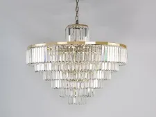 NEWPORT 31100 31124/S gold , Люстра, Gold Clear crystal D80*H61 cm E14 24*40W