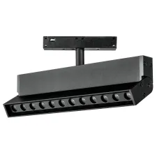 Светильник трековый поворотный 48V 12W 4000K 24° UGR<13 черный Uno Lightstar 259047