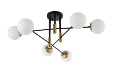 Люстра потолочная Crystal Lux FIDEL PL6 BLACK