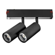 Светильник трековый SMART APP 220V 2x9W 3000-6000K 24° черный Teta Lightstar 205507