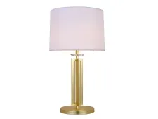 NEWPORT 4400 4401/T mat.gold без абажура , Настольная лампа, Matte gold Clear crystal Cl