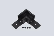 Соединитель для магнитного накладного шинопровода угловой Crystal Lux CLT 0.214 04 BL