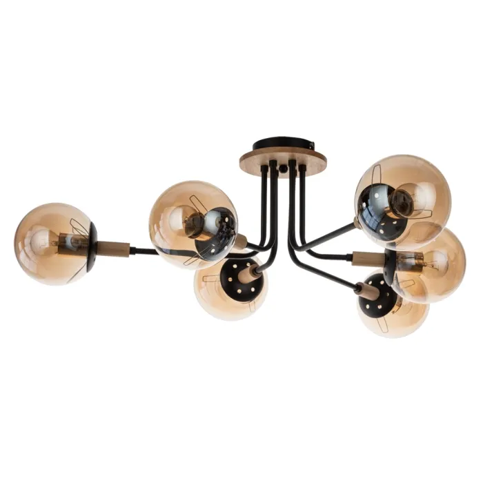 Потолочная люстра Arte Lamp OXFORD A2716PL-6BK | Дом Декора