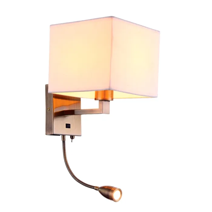 Бра Arte Lamp HALL A9249AP-2AB | Дом Декора