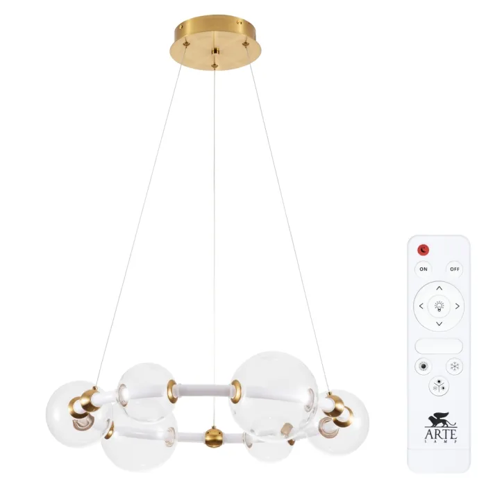 Подвесная люстра Arte Lamp Crocus A2780LM-30PB | Дом Декора
