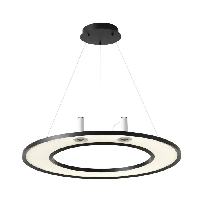 Светильник подвесной Crystal Lux CONTOUR SP50W LED BLACK | Дом Декора