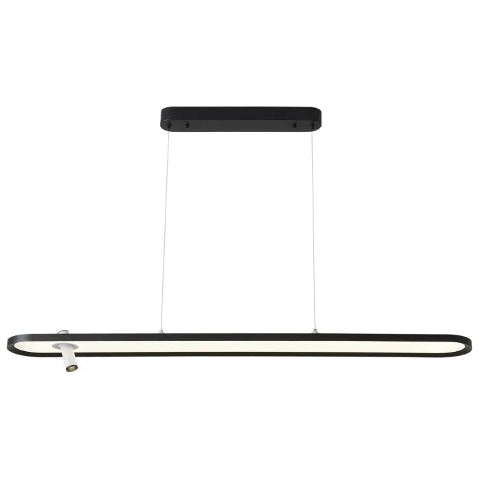 Светильник подвесной Crystal Lux CONTOUR SP45W LED BLACK | Дом Декора