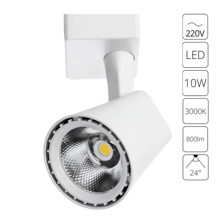 Трековый светильник Arte Lamp AMICO A1811PL-1WH | Дом Декора