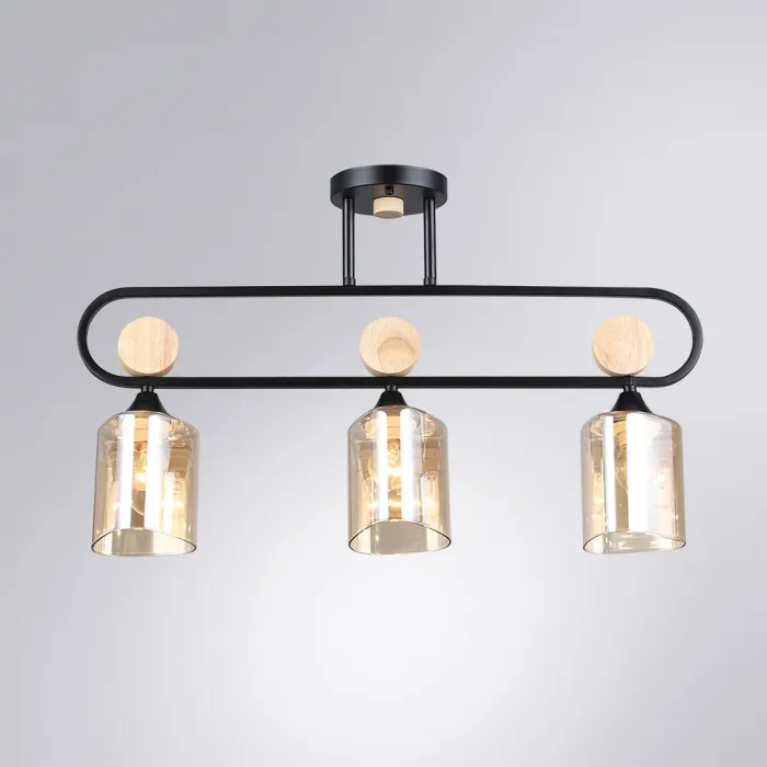 Потолочная люстра Arte Lamp GLAMORE A5076PL-3BK | Дом Декора