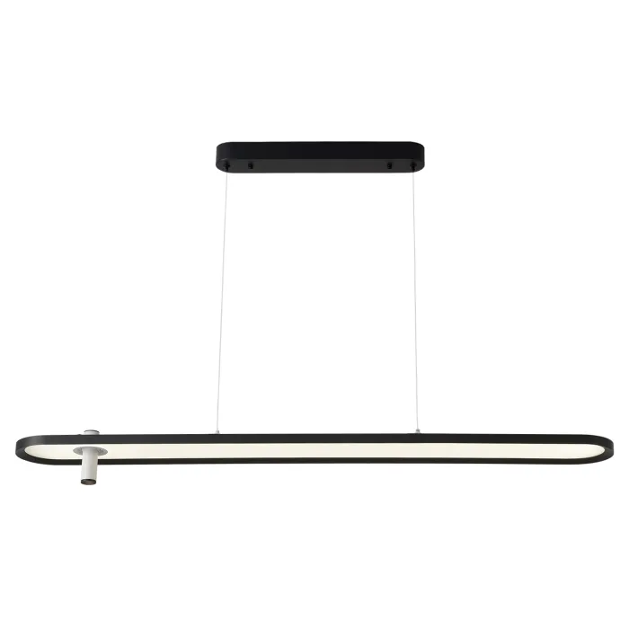 Светильник подвесной Crystal Lux CONTOUR SP45W LED BLACK | Дом Декора