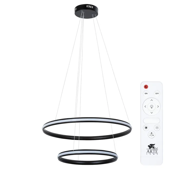 Подвесная люстра Arte Lamp MERIDIANA A2198SP-2BK | Дом Декора
