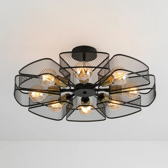 Потолочная люстра Arte Lamp MAASYM A7044PL-8BK | Дом Декора