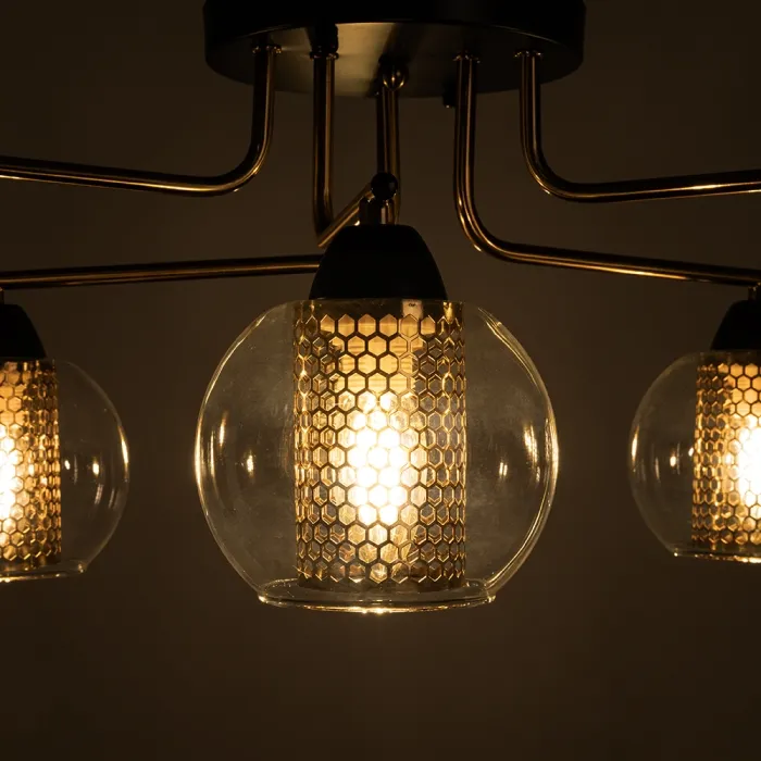 Потолочная люстра Arte Lamp MANCHESTER A7045PL-6BK | Дом Декора
