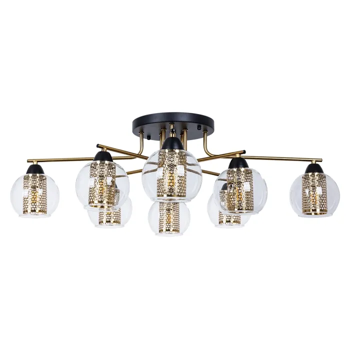 Потолочная люстра Arte Lamp MANCHESTER A7045PL-8BK | Дом Декора