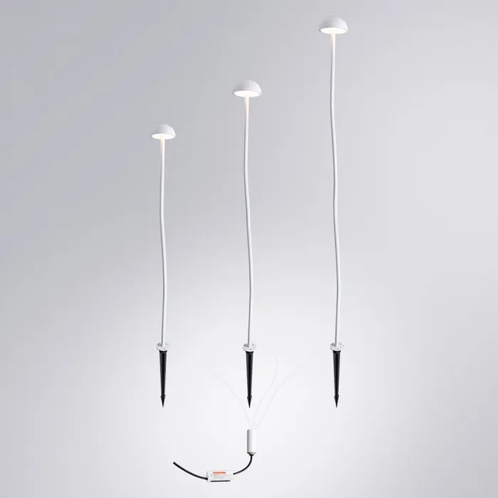 Грунтовый светильник Arte Lamp MOTUS A1081PA-3WH | Дом Декора