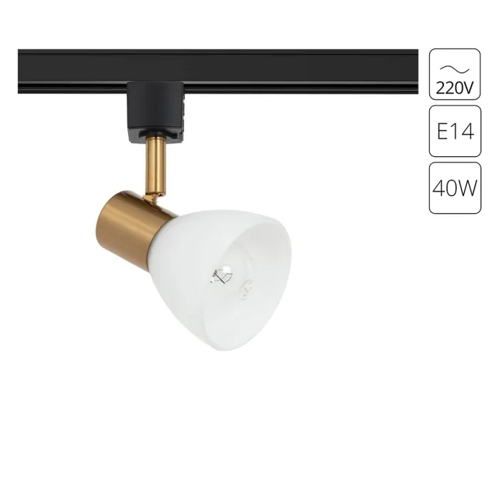 Трековый светильник Arte Lamp FALENA A3117PL-1BK | Дом Декора