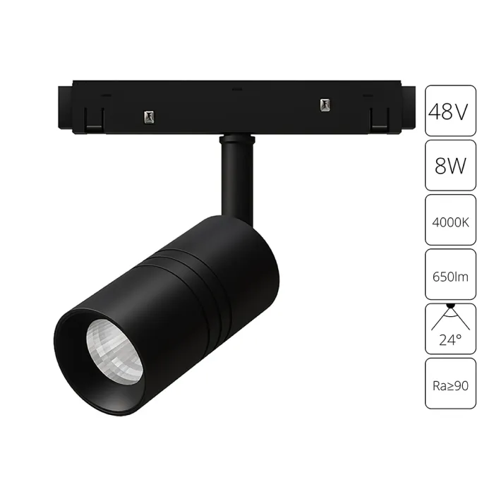 Магнитный трековый светильник Arte Lamp EXPERT A5720PL-1BK | Дом Декора