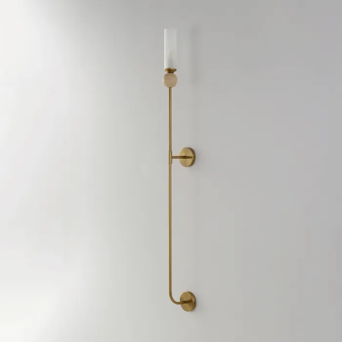 Бра Crystal Lux SIMPLY AP1.2 BRASS | Дом Декора
