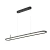 Светильник подвесной Crystal Lux CONTOUR SP45W LED BLACK | Дом Декора