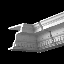 Фасадная лепнина внутренний угол 4.31.322 Европласт