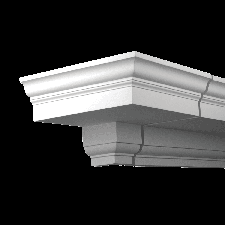 Фасадная лепнина внешний угол 4.01.113 Европласт