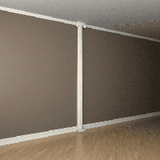 Интерьерная лепнина полуколонна 1.10.202 Европласт