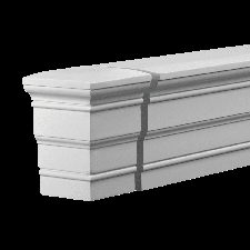 Фасадная лепнина торцевой элемент 4.34.331 Европласт