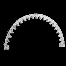 Интерьерная лепнина арочный элемент 1.61.511 гибкий Европласт