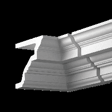 Фасадная лепнина внутренний угол 4.32.221 Европласт