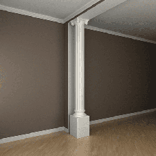 Интерьерная лепнина колонна 1.30.205 Европласт