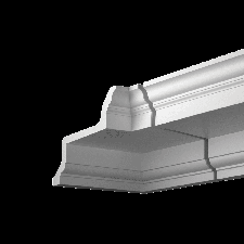 Фасадная лепнина внутренний угол 4.01.121 Европласт