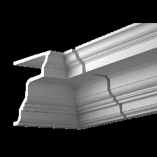 Фасадная лепнина внутренний угол 4.01.321 Европласт