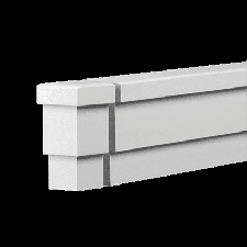 Фасадная лепнина торцевой элемент 4.34.132 Европласт